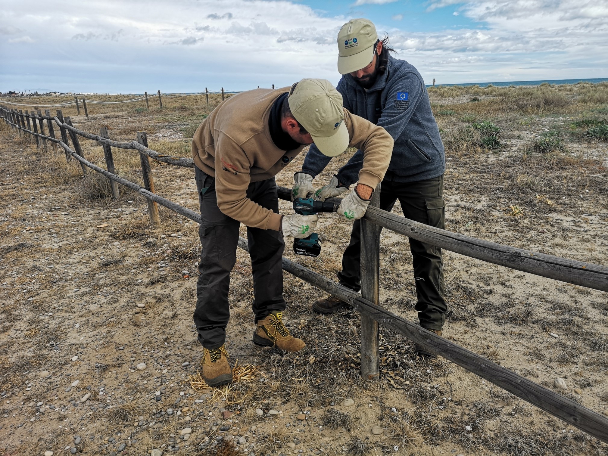 Trabajos en la MRF Playa de Almenara