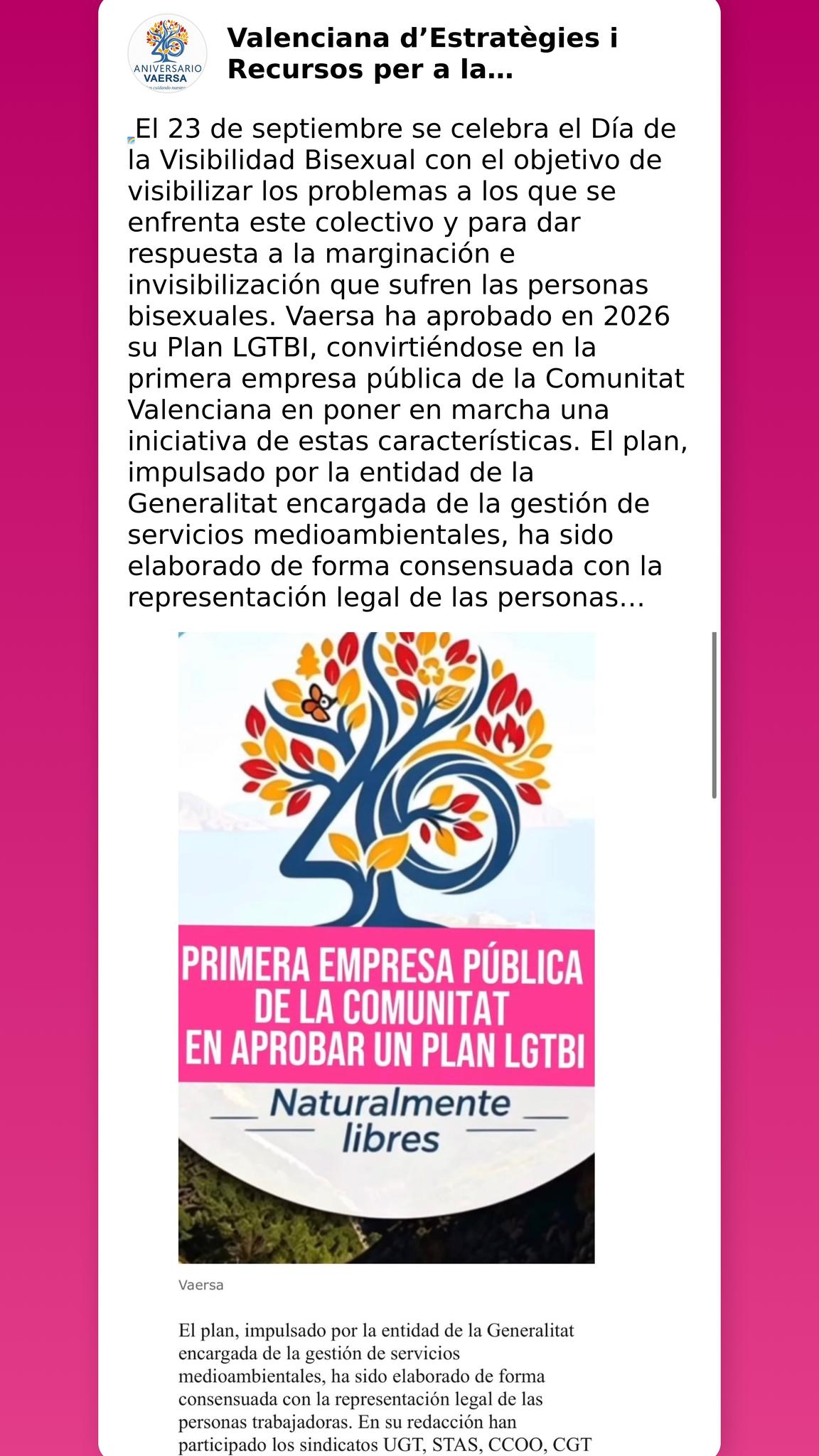 🌈El 23 de septiembre se celebra el Día de la Visibilidad Bisexual